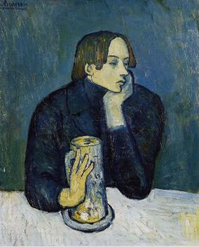 Pablo Picasso : the glass of beer